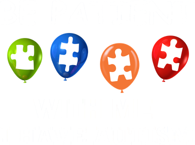 Be Patient With Me I Have Autism Doggie Tank