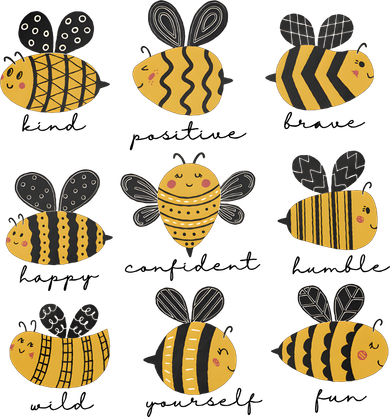 Bee Positivity Bee Lover Beekeeper Bee Happy Pajama Set