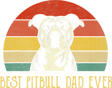 Best Pitbull Dad Ever Pitbull Dog Lovers Fathers Day Women's Hoodie