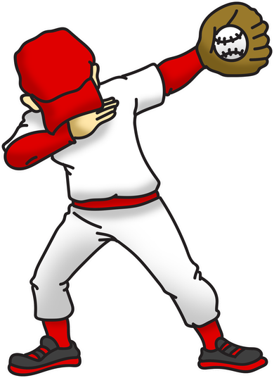 Dabbing Baseball Player Backpack