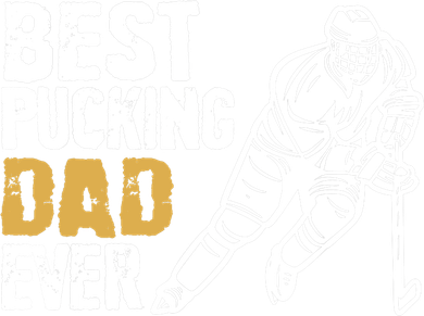 Best Pucking Dad Ever Retro Ice Hockey Coach On Father's Day Kids Sweatshirt