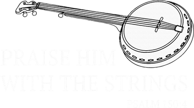 Banjo Praise Him With The Strings Bluegrass Guitar Hat