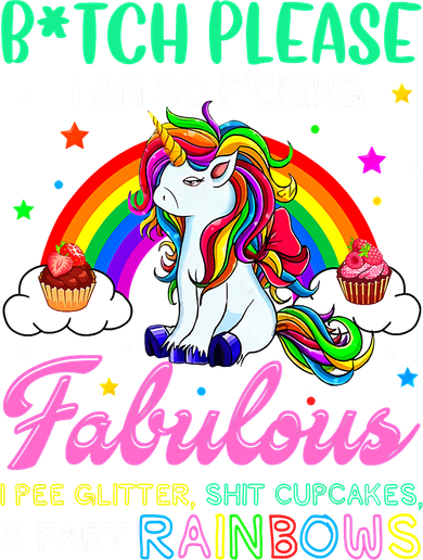 Bitch Please I Am So Fucking Fabulous Funny Unicorn Kids Sweatshirt