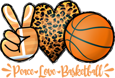 Basketball Peace Love Basketball Mom Game Day Outfit Gift Women's Tank Top