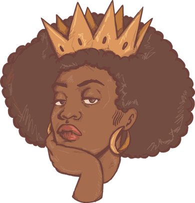 Black Queen Female Kids T-Shirt