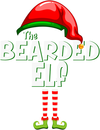 The Bearded Elf Funny Family Christmas Beanie