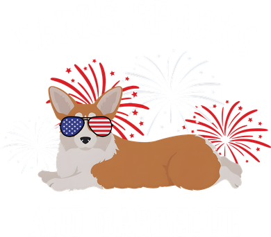 Barks Sparks And Barbecue Corgi 4th Of July Backpack