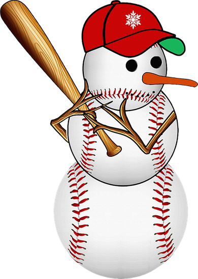 Baseball Snowman Balls Snow Christmas Xmas Gifts Golf Towel