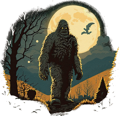 Bigfoot Sasquatch Cool Yeti Halloween Kids T-Shirt