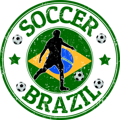 Brazil Soccer Design Coffee Mug