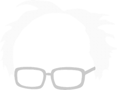 Bernie Sanders Hair And Glasses Bernie 2024 Beanie