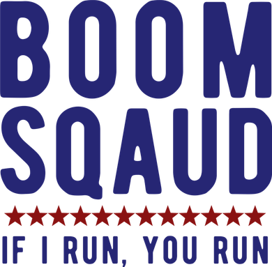 Boom Squad If I Run You Run Funny 4th Of July Beanie