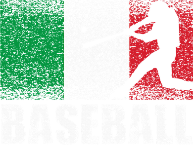 Baseball Sports Italy Flag Italian Baseball Doggie Tank