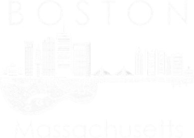 Boston Souvenir Massachusetts Skyline Music Guitar Bucket Hat