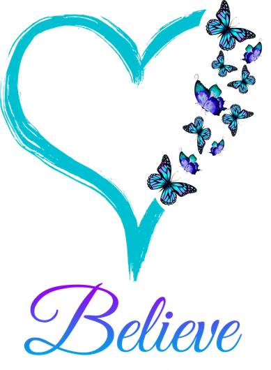 Believe Suicide Prevention Awareness Butterfly Heart Baby Bodysuit