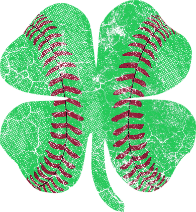 Baseball Shamrock St. Patrick's Day Saint Paddy's Button