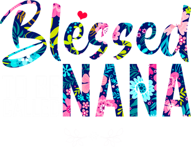 Blessed To Be Called Nana Flower Kids Long Sleeve Shirt