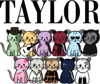 Birthday Taylor Cat Lover Women's Long Sleeve Shirt