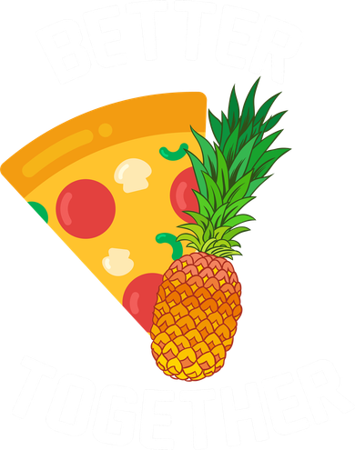 Better Together Pineapple On Pizza Baby Bodysuit