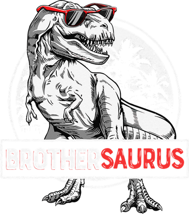 Brothersaurus T rex Dinosaur Brother Saurus Family Matching Women's Tank Top