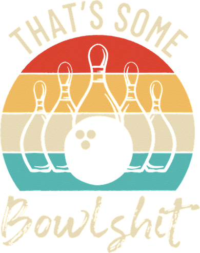 Bowling Thats Some Bowlshit Retro Bowling Lovers Bowler Kids Hoodie