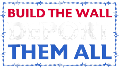 Build The Wall Deport Them All Women's Dry Zone Grid Polo