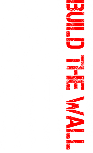 Build The Wall Distressed Flag Women's T-Shirt