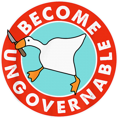 Become Ungovernable Funny Goose Kids T-Shirt