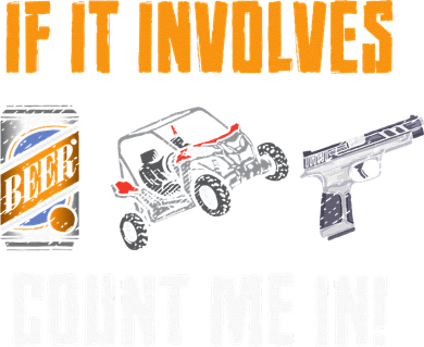 Beer UTV Guns Lover Four Wheeler Quad OffRoading SxS ATV Kids T-Shirt