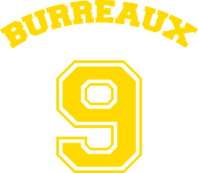 Burreaux Number 9 Louisiana Football Fan Sweatshirt
