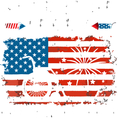 Back Up Terry Put It In Reverse 4th July Us Flag Fireworks Santa Hat
