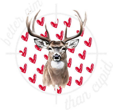 Boy Valentines Bucked Better Aim Than Cupid Deer Hunting Toddler T-Shirt