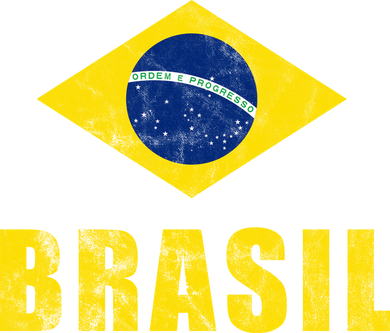 Brasil Vintage Flag Sport Women's T-Shirt
