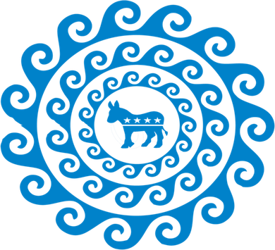 Blue Wave Dala Democratic Donkey Democrat Meaningful Gift Bucket Hat