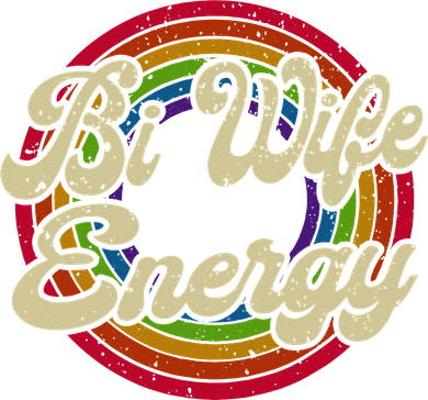 Bi Wife Energy LGBTQ Retro Vintage Kids T-Shirt