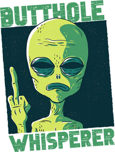 Butthole Whisperer Funny Aliens Sarcastic Adult Humour Kids Long Sleeve Shirt