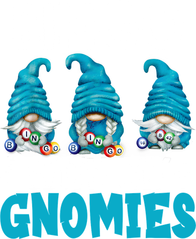 Bingo With My Gnomies Funny Bingo Gnome Women's Hoodie