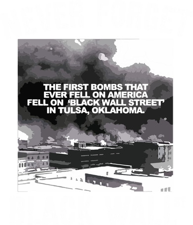 Black Wall Street Never Forget Our History REAL Black Owned Women's Long Sleeve Shirt