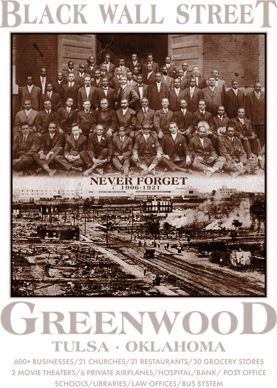 Black Wall Street Never Forget Greenwood Tulsa Oklahoma Toddler T-Shirt