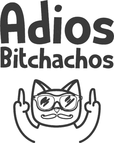 Cat Adios Bitchachos Cinco De Mayo Middle Finger Tank Top
