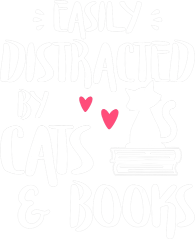 Cat And Book Lover Funny Easily Distracted By Cats And Books Meaningful Gift Doggie Tank