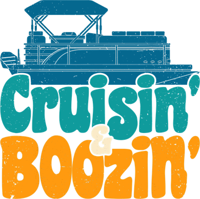 Cruisin' and Boozin' Party Pontoon Boat Booze Captain Women's Long Sleeve Shirt