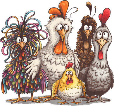 Chicken Art Crazy Chicken Gifts For Women Boy Family Mousepad