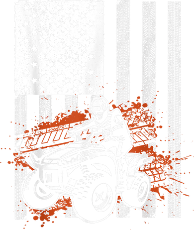 Cool ATV For Adult Quad Racing Squad USA Flag 4 Wheeler Kids Sweatshirt
