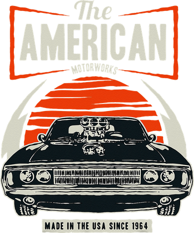 Classic American Muscle Cars Novelty 11oz C Handle Ceramic Mug