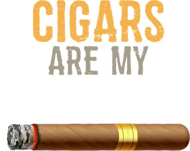 Cigars Are My Therapy Funny Humor Smoking Lover Women's Hoodie