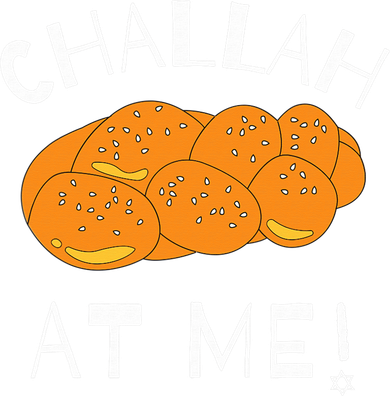 Challah at Me Rosh Hashanah Jewish Hanukkah  Women's Dry Zone Grid Polo
