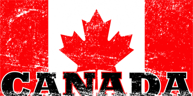 Vintage Canadian Flag Canada Beanie