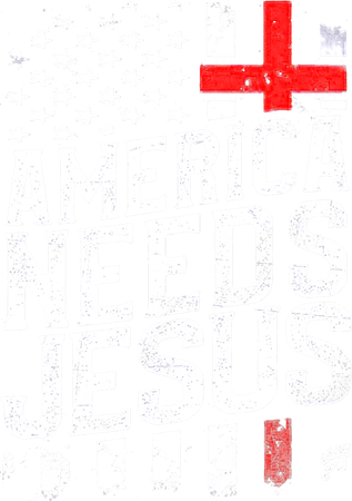 Christian America Needs Jesus Vintage Doggie Tank