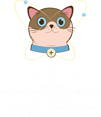 Cation Science Joke Funny Doggie Tank